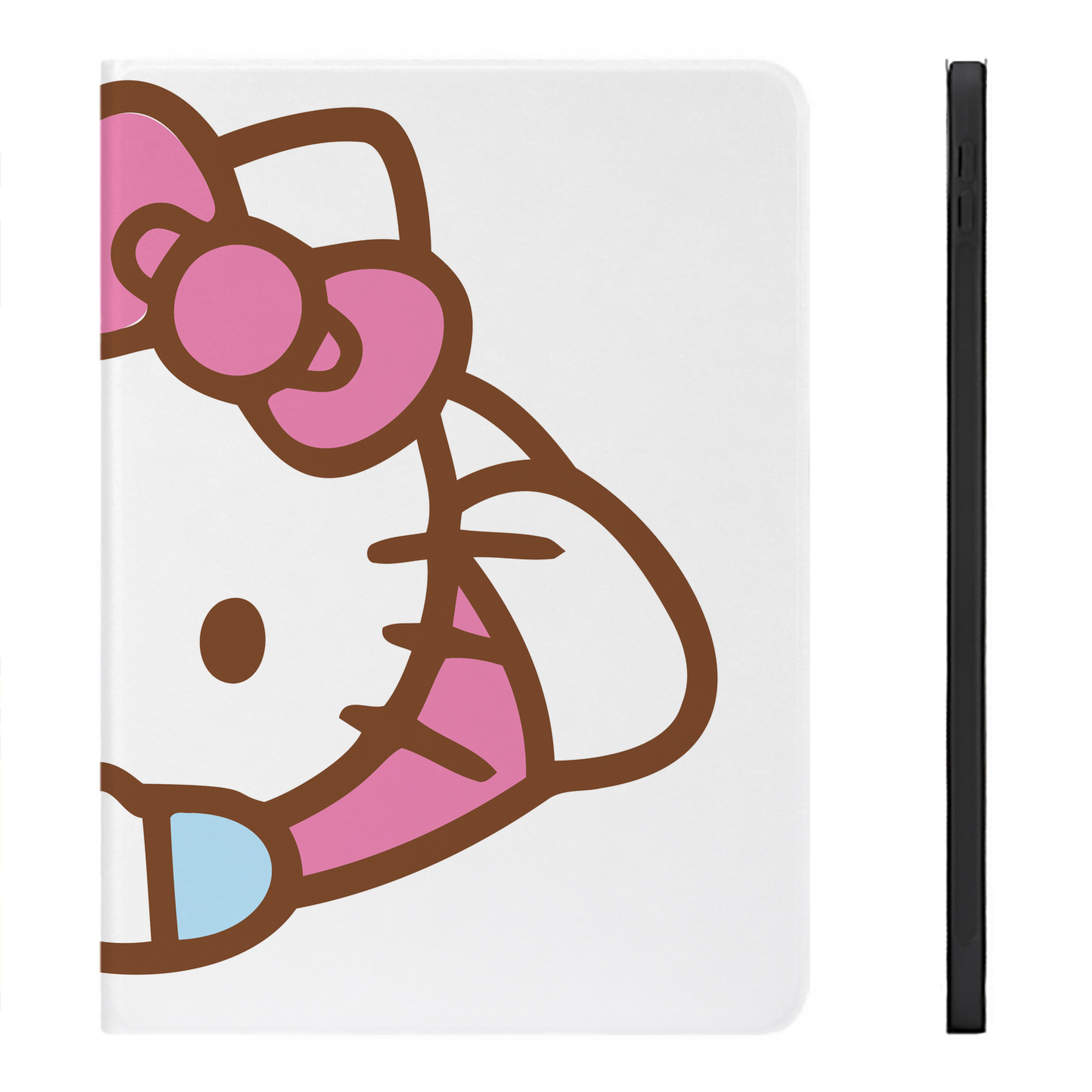 （画像用） Hello Kitty ハローキティ IPadケース ペンホルダー付き ブックスタイルデザイン